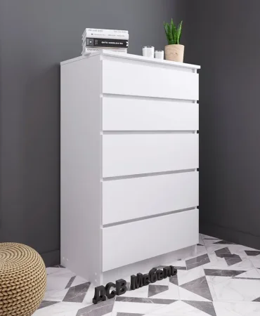 Комод высокий Мори МК 700.5 белый Комод высокий Мори МК 700.5 белый