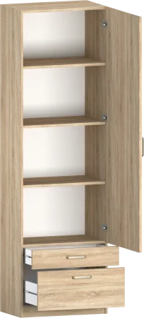 Шкаф 14.11 дуб сонома (серия сонома)