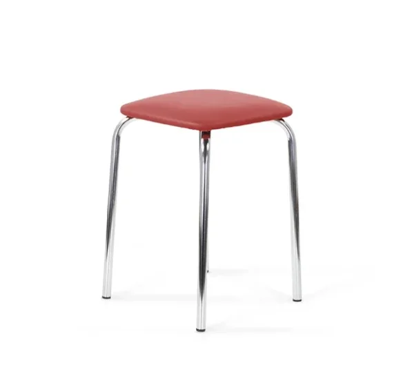 Табурет квадратный хром