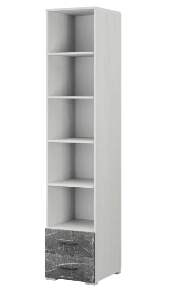 Пенал с ящиками Теана ясень анкор светлый/мрамор дарк