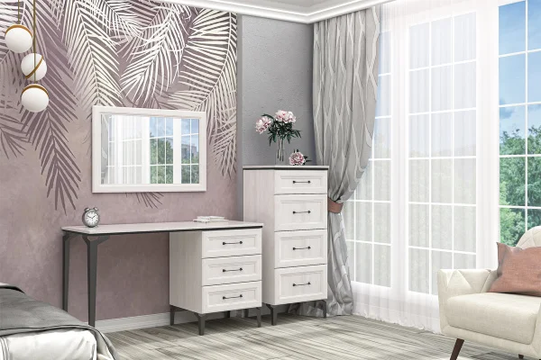 Стол Шарм СТ-1 ясень анкор светлый/рамка