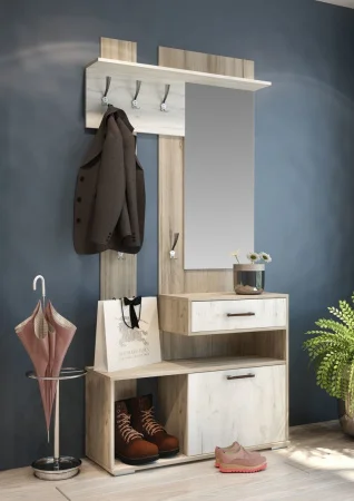 Прихожая Смарт-2 дуб кантри/дуб прованс Прихожая Смарт-2 дуб кантри/дуб прованс