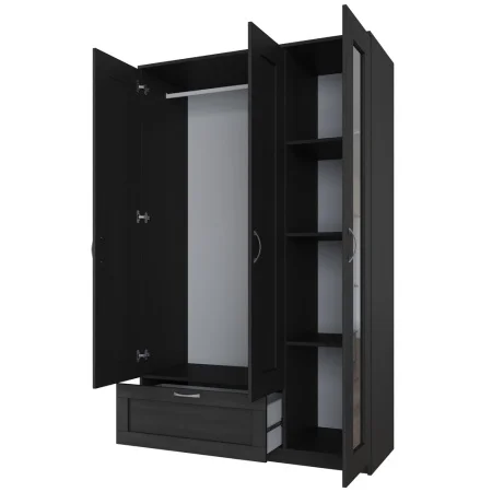 Шкаф комбинированный Сириус 3 двери и 1 ящик венге