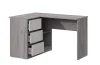 Стол угловой Соната дуб крафт серый/дуб крафт белый