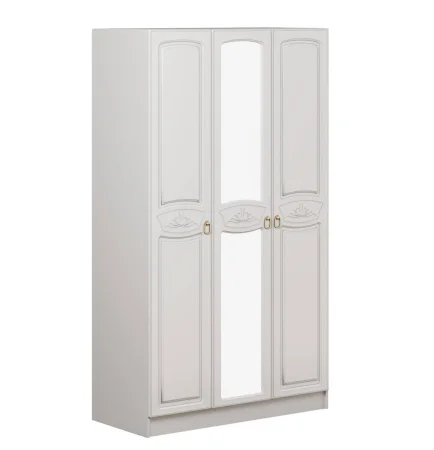 Шкаф Александрина 3-х створчатый белый глянец Шкаф Александрина 3-х створчатый белый глянец