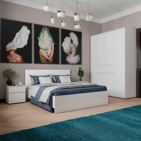 Тумба прикроватная Плейона белый