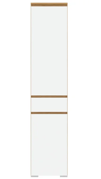 Пенал с ящиком Гретта 2С1Я дуб крафт золотой/белый