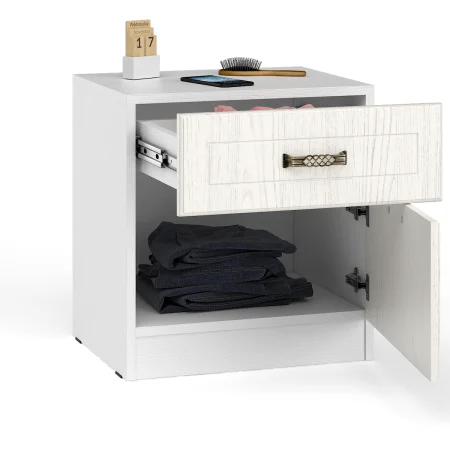 Тумба Ливерпуль 08.146 ясень ваниль/белый