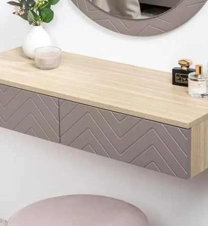 Стол туалетный Амьен 12.50 плейн/веллюто капучино