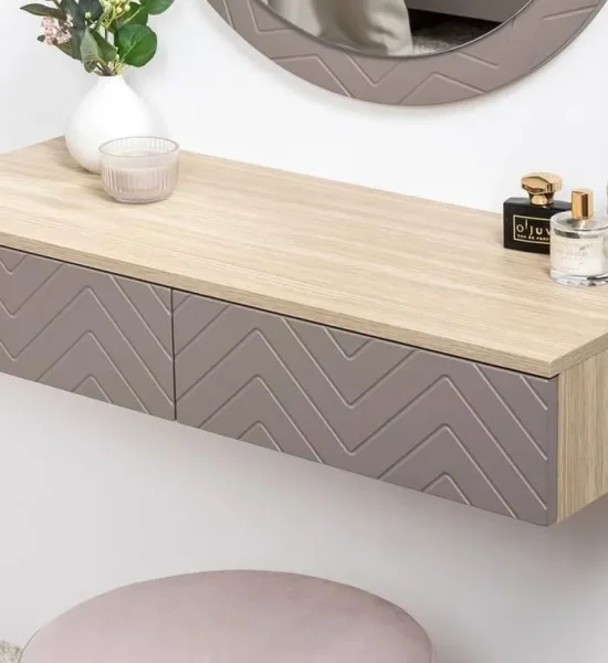 Стол туалетный Амьен 12.50 плейн/веллюто капучино Стол туалетный Амьен 12.50 плейн/веллюто капучино