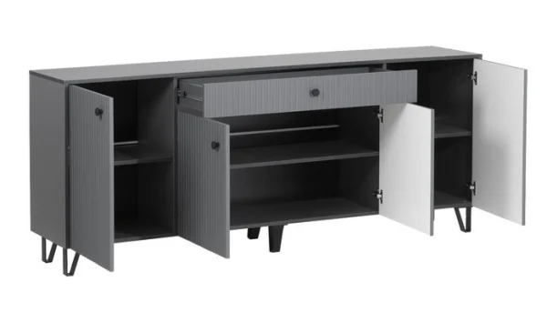 Комод Оливия графит софт Комод Оливия графит софт