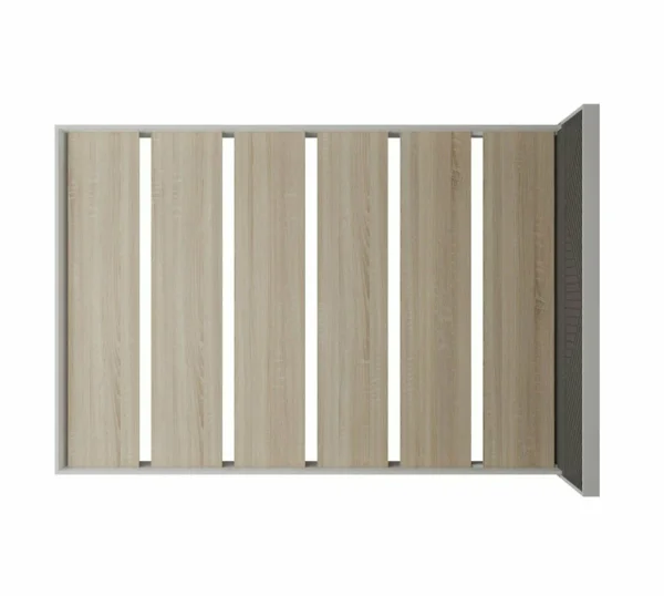 Кровать Копенгаген 160 белый/серый графит Кровать Копенгаген 160 белый/серый графит