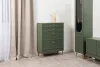 Комод Марион 16.249 дымчатый зеленый/олива шагрень