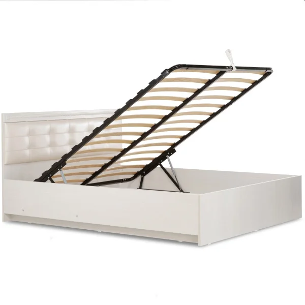 Кровать Азалия-16 с подъемным механизмом бодега белый Кровать Азалия-16 с подъемным механизмом бодега белый