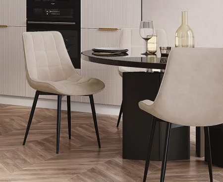 Стул Президент бежевый софт (2 шт)