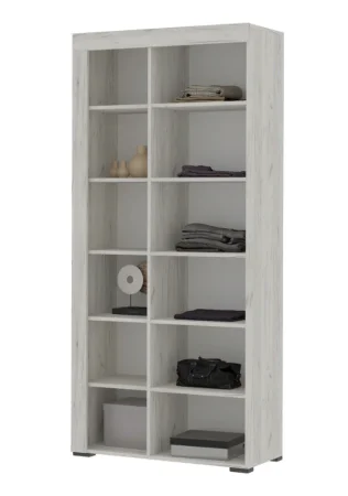 Стеллаж Гранд 03 дуб крафт белый