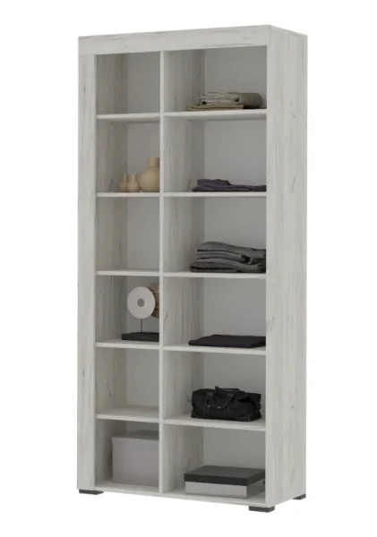 Стеллаж Гранд 03 дуб крафт белый Стеллаж Гранд 03 дуб крафт белый