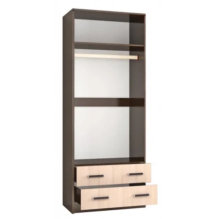 Шкаф комбинированный Лагуна-08 без зеркала венге/дуб молочный