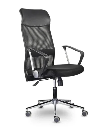 Кресло МС-040 Директ Лайт В хром черный Кресло МС-040 Директ Лайт В хром черный