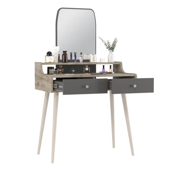 Трюмо 4-25916 дуб крафт серый/графит Трюмо 4-25916 дуб крафт серый/графит