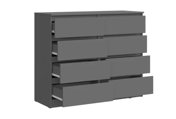 Комод Челси 8 ящиков графит Комод Челси 8 ящиков графит