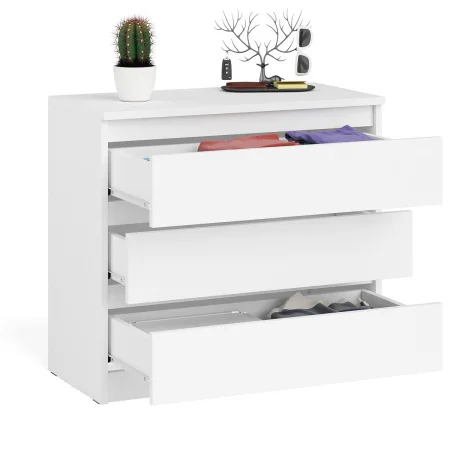 Комод три ящика МК 800.1 белый