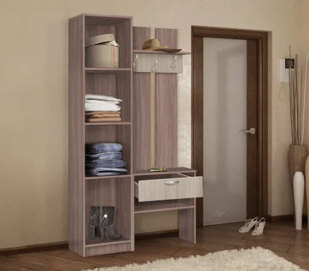 Прихожая Иннэс-3 ясень шимо темный/ясень шимо светлый