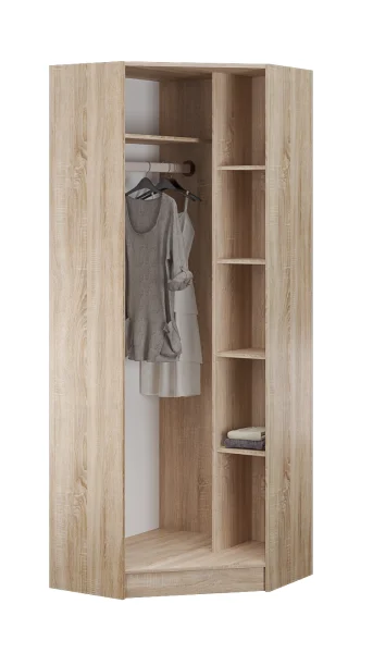 Шкаф угловой Денвер дуб сонома/белый Шкаф угловой Денвер дуб сонома/белый