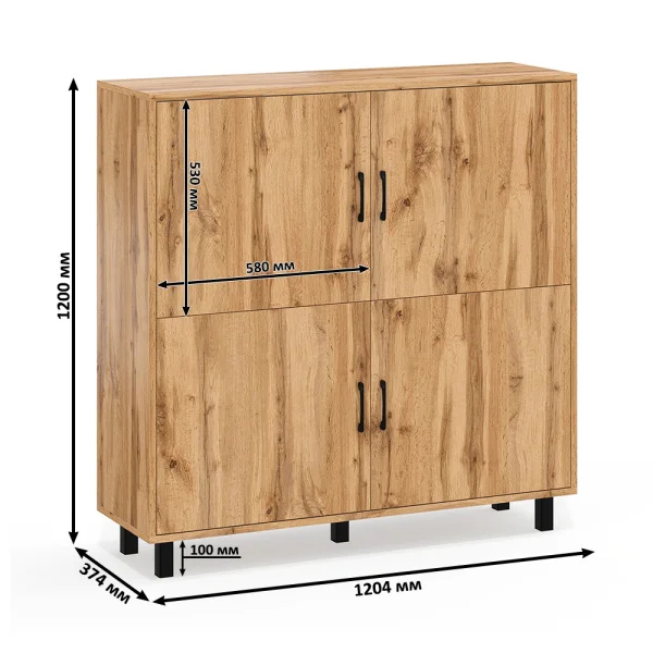 Комод 126-1204 дуб вотан Комод 126-1204 дуб вотан