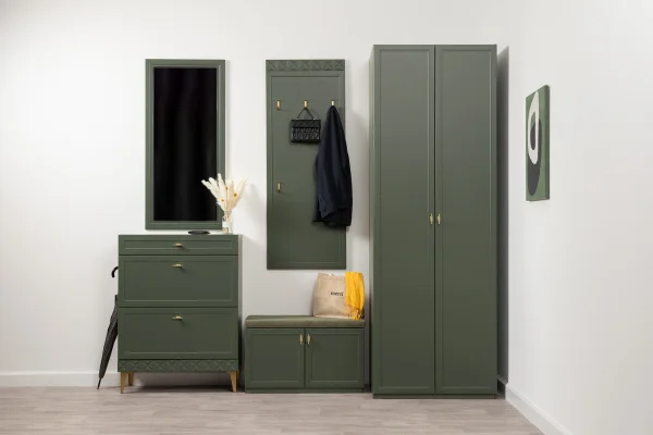 Вешалка Марион 16.552 дымчатый зеленый/олива шагрень