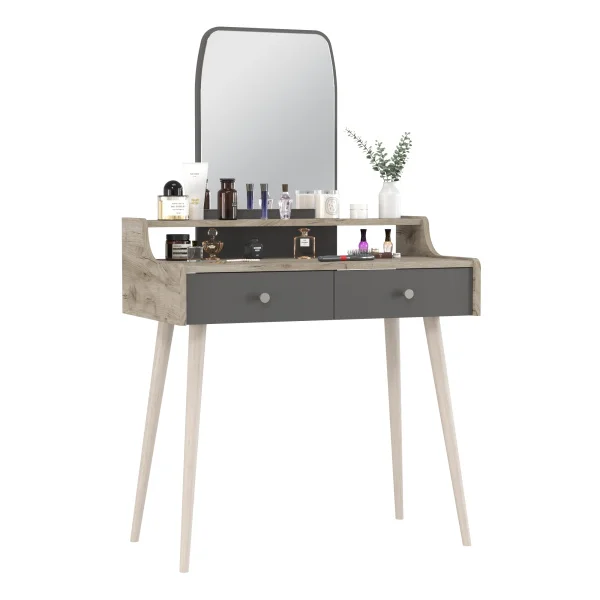 Трюмо 4-25916 дуб крафт серый/графит Трюмо 4-25916 дуб крафт серый/графит