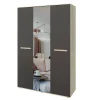 Шкаф 3-х дверный Ким дуб сонома/графит