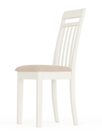 Стул Гольф-11 слоновая кость, ткань велюр бежевый 05