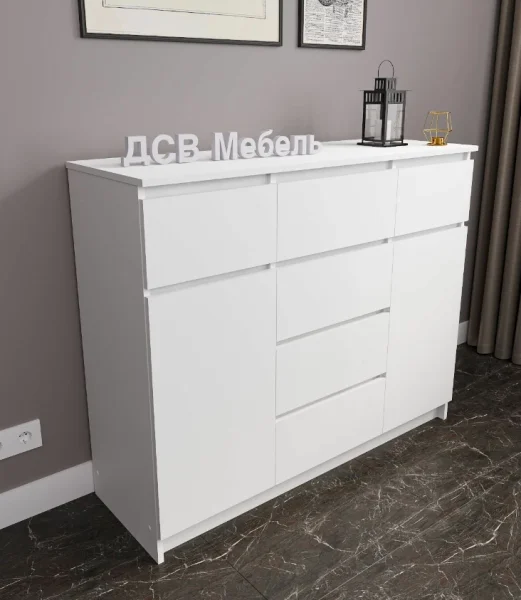 Комод Мори МК 1200.4 белый Комод Мори МК 1200.4 белый