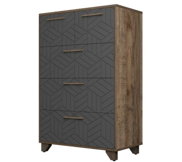 Комод Амстердам дуб самдал/серый графит Комод Амстердам дуб самдал/серый графит