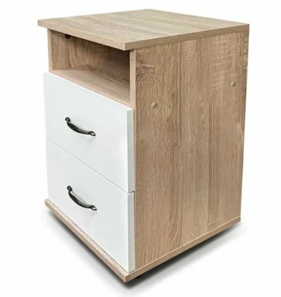 Тумба ТПР-2 дуб сонома/белый