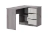 Стол угловой Соната дуб крафт серый/дуб крафт белый