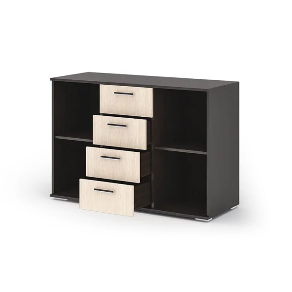 Комод К-2 венге/дуб белфорд Комод К-2 венге/дуб белфорд