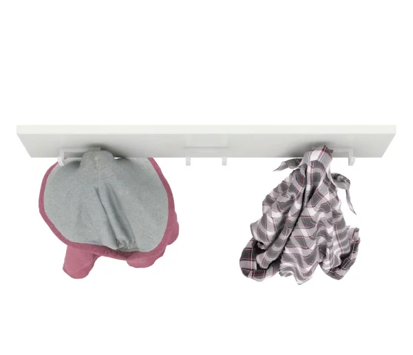 Вешалка Октава 15.14.02 белый шагрень