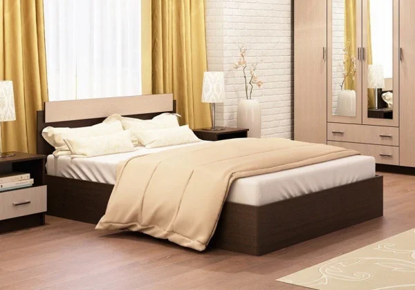 Кровать София КР венге/дуб белфорт Кровать София КР венге/дуб белфорт