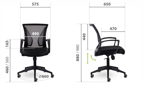 Кресло Энжел М-800 Black черный Кресло Энжел М-800 Black черный