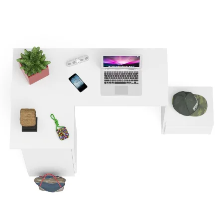 Комплект Мори Стол компьютерный МС-16 + Тумба ТПМ 400.1 белый