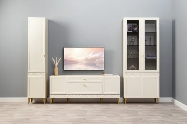 Шкаф-пенал Марион 16.333.01 слоновая кость