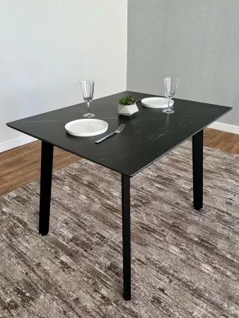 Стол керамический Граф 1000х800 черный