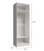 Шкаф Мадрид 0,8 белый