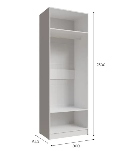 Шкаф Мадрид 0,8 белый