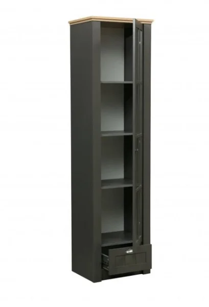 Шкаф комбинированный Прованс 37.06 диамант серый