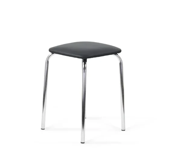 Табурет квадратный хром