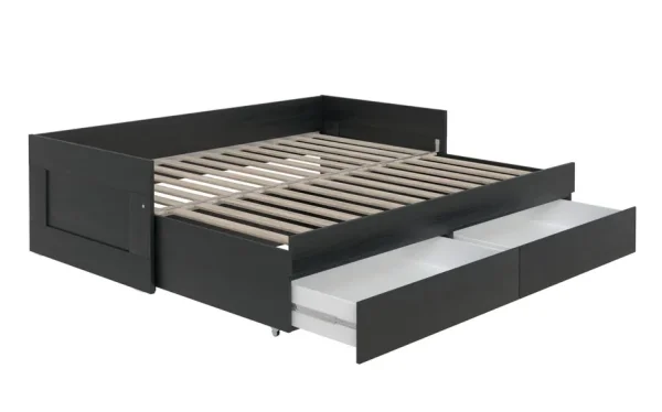 Кровать раздвижная Сириус 80х200 с ящиками венге Кровать раздвижная Сириус 80х200 с ящиками венге