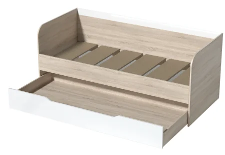 Модульная детская Галактика дуб сонома/белый глянец